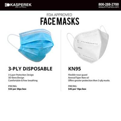 Kasperek Optical USA Offers Mask Sales