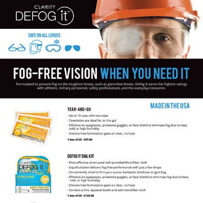 Fog-Free Vision When You Need It